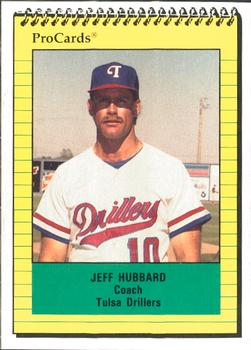 1991 ProCards #2790 Jeff Hubbard Front
