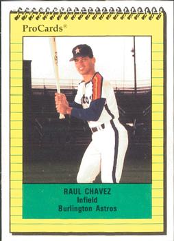 1991 ProCards #2807 Raul Chavez Front