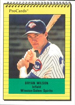 1991 ProCards #2839 Bryan Wilson Front