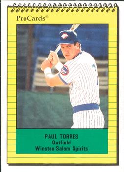 1991 ProCards #2843 Paul Torres Front