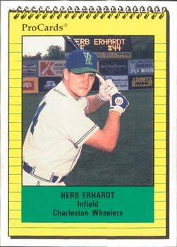 1991 ProCards #2893 Herb Erhardt Front