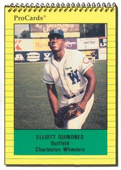 1991 ProCards #2900 Elliott Quinones Front