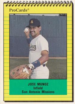 1991 ProCards #2983 Jose Munoz Front