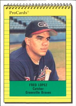 1991 ProCards #3007 Fred Lopez Front