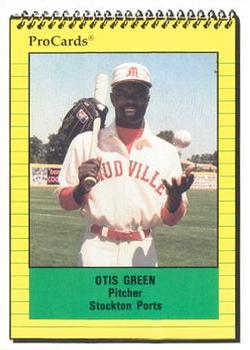 1991 ProCards #3028 Otis Green Front