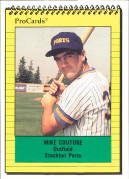1991 ProCards #3043 Mike Couture Front
