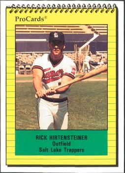 1991 ProCards #3225 Rick Hirtensteiner Front