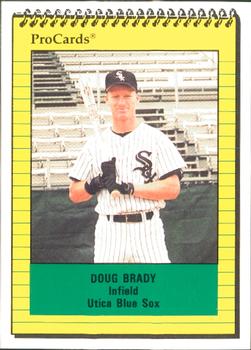 1991 ProCards #3244 Doug Brady Front