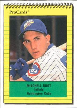 1991 ProCards #3343 Mitchell Root Front