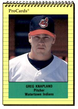 1991 ProCards #3363 Greg Knapland Front