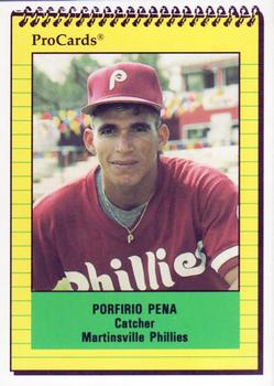 1991 ProCards #3456 Porfirio Pena Front