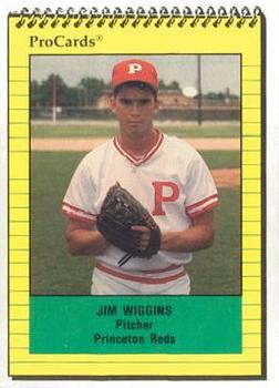 1991 ProCards #3515 Jim Wiggins Front