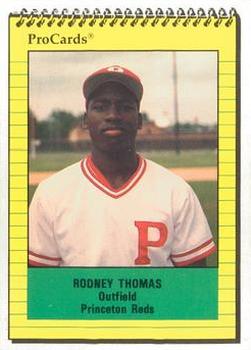 1991 ProCards #3529 Rodney Thomas Front