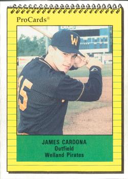 1991 ProCards #3585 James Cardona Front