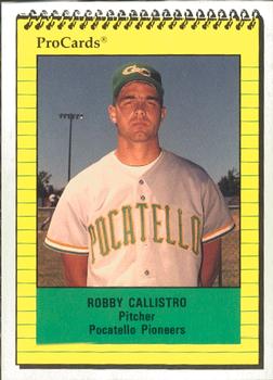 1991 ProCards #3774 Robby Callistro Front