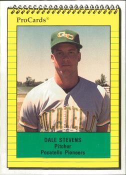 1991 ProCards #3782 Dale Stevens Front