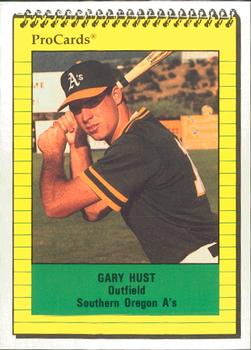 1991 ProCards #3862 Gary Hust Front
