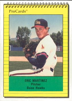 1991 ProCards #3874 Eric Martinez Front