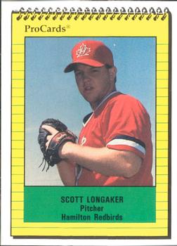 1991 ProCards #4035 Scott Longaker Front