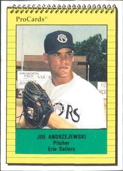 1991 ProCards #4059 Joe Andrzejewski Front