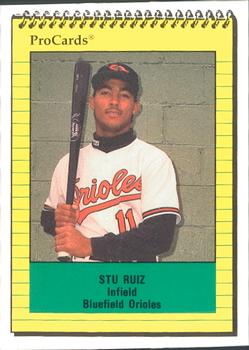 1991 ProCards #4136 Stu Ruiz Front