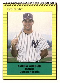 1991 ProCards #4164 Andrew Albrecht Front