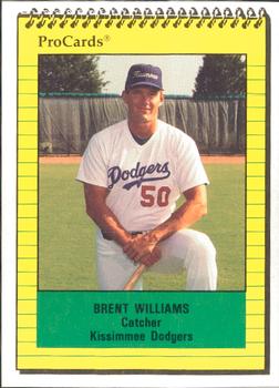 1991 ProCards #4192 Brent Williams Front