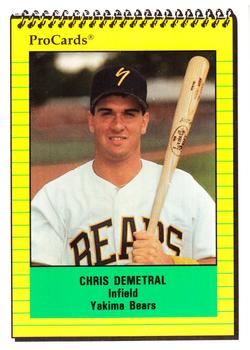 1991 ProCards #4252 Chris Demetral Front
