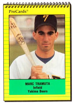 1991 ProCards #4256 Marc Tramuta Front