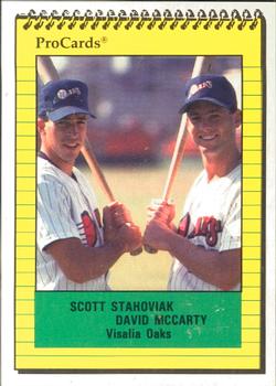 1991 ProCards #NNO David McCarty / Scott Stahoviak Front