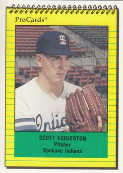 1991 ProCards #3942 Scott Eggleston Front