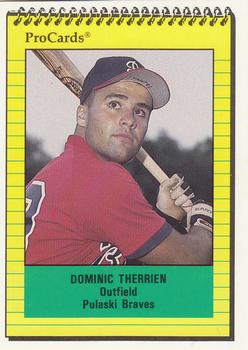 1991 ProCards #4021 Dominic Therrien Front