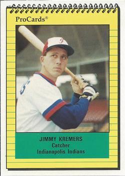 1991 ProCards #464 Jimmy Kremers Front