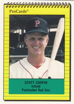 1991 ProCards #46 Scott Cooper Front