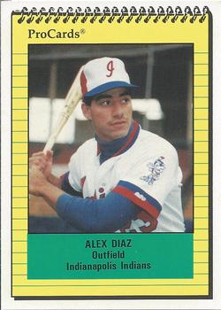 1991 ProCards #473 Alex Diaz Front