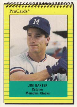 1991 ProCards #657 Jim Baxter Front
