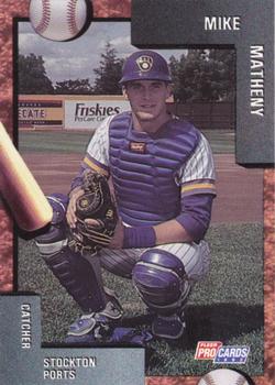 1992 Fleer ProCards #37 Mike Matheny Front