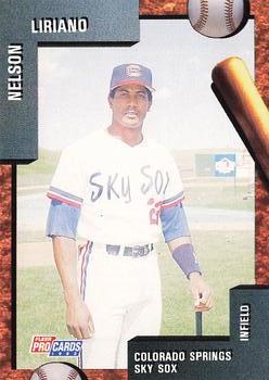1992 Fleer ProCards #758 Nelson Liriano Front
