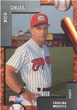 1992 Fleer ProCards #1196 Rich Chiles Front