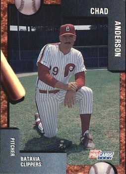 1992 Fleer ProCards #3254 Chad Anderson Front