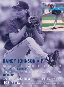 1995 Ultra #103 Randy Johnson Back