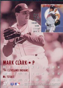 1995 Ultra #37 Mark Clark Back