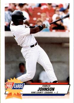 1993 Fleer ProCards Midwest League All-Stars #MDW-8 Charles Johnson Front