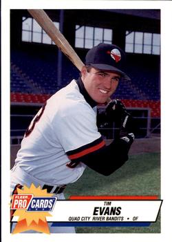 1993 Fleer ProCards Midwest League All-Stars #MDW-46 Tim Evans Front