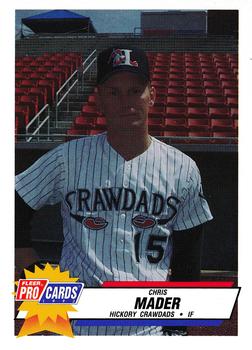 1993 Fleer ProCards South Atlantic League All-Stars #SAL-28 Chris Mader Front