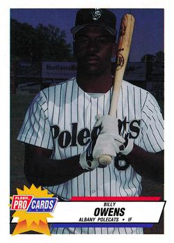 1993 Fleer ProCards South Atlantic League All-Stars #SAL-4 Billy Owens Front