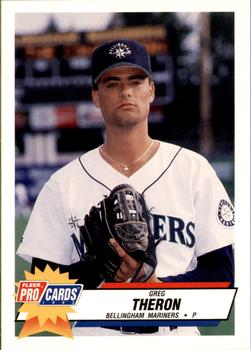 1993 Fleer ProCards #3208 Greg Theron Front