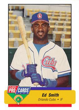 1994 Fleer ProCards #1394 Ed Smith Front