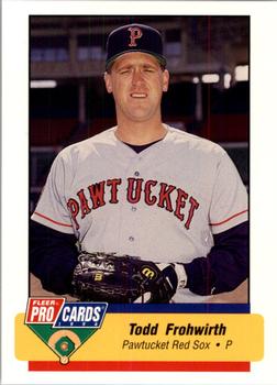1994 Fleer ProCards #943 Todd Frohwirth Front