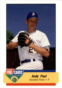 1994 Fleer ProCards #1692 Andy Paul Front
